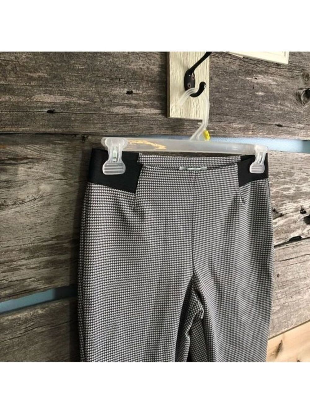 CLEO Petites Size Small Black/White Houndstooth  Skinny Pants
